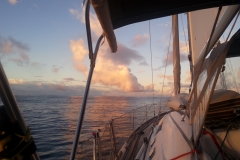 Wir segeln ueber den Atlantik
